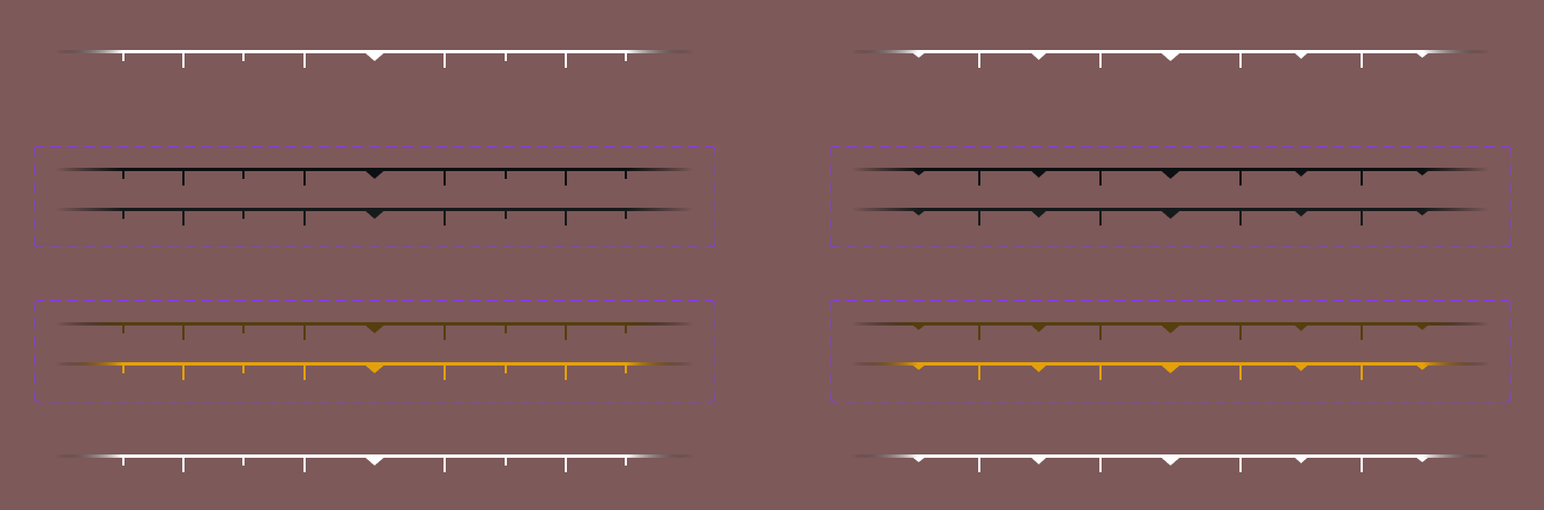 Compass — white, dark, gold variants