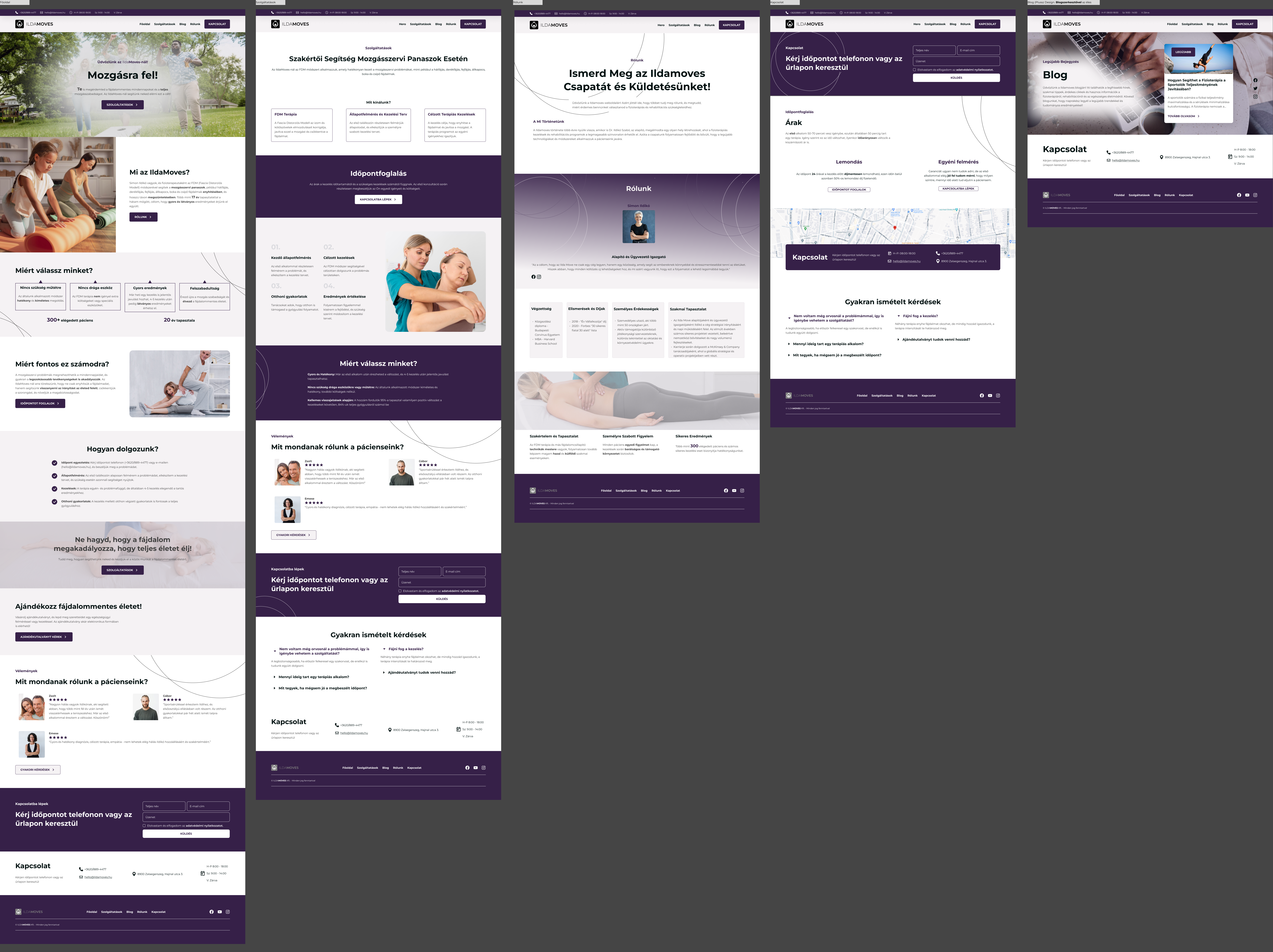 All 6 pages — full scope overview