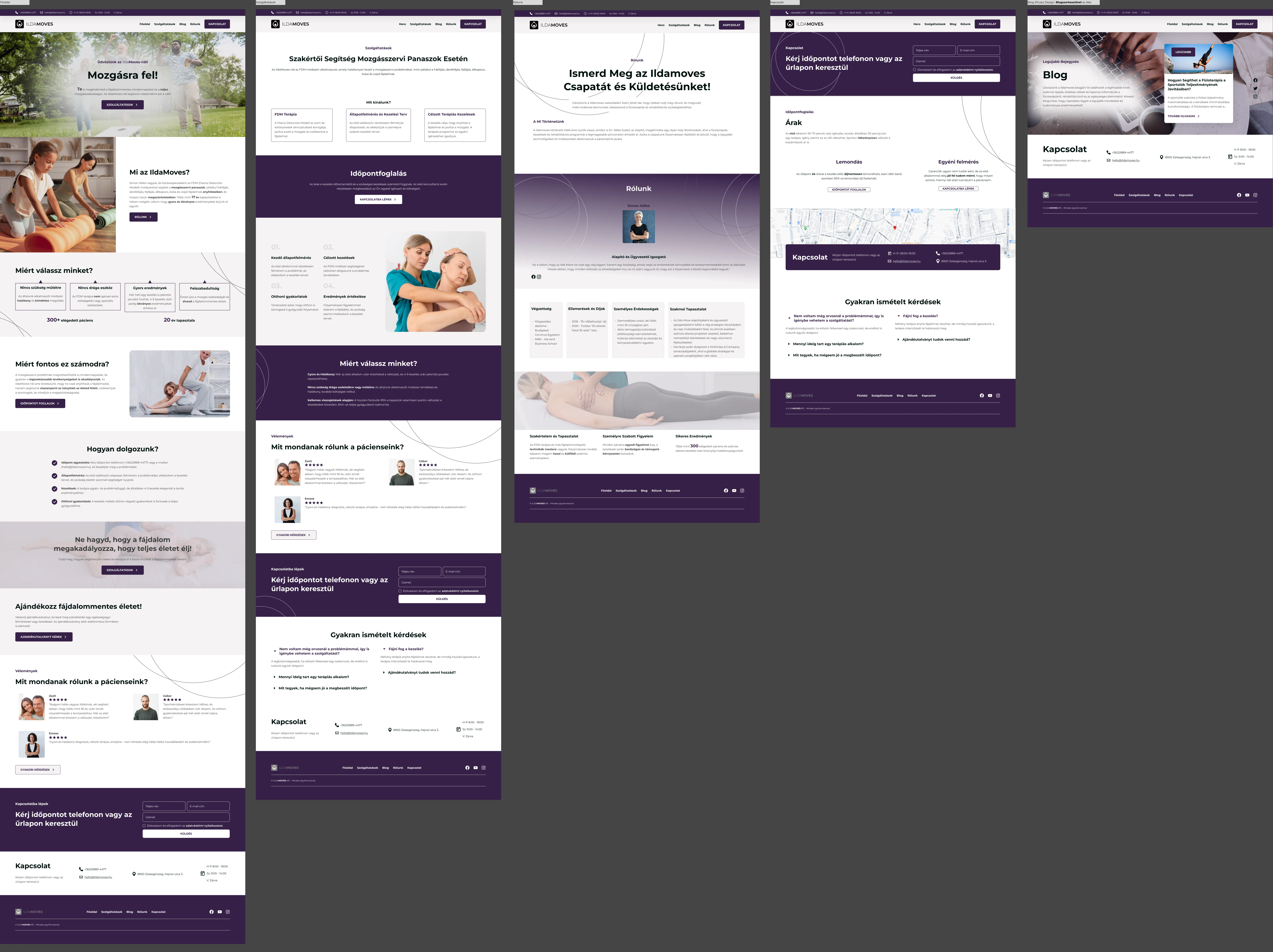 All 6 pages — full scope overview