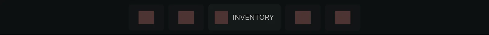 Hotbar footer