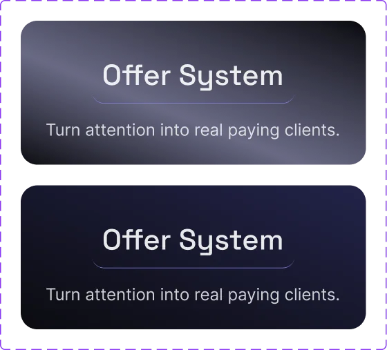Offer System card