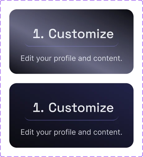 1. Customize