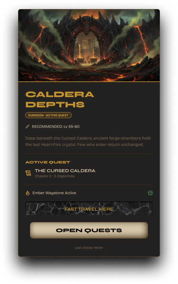 Location detail popup