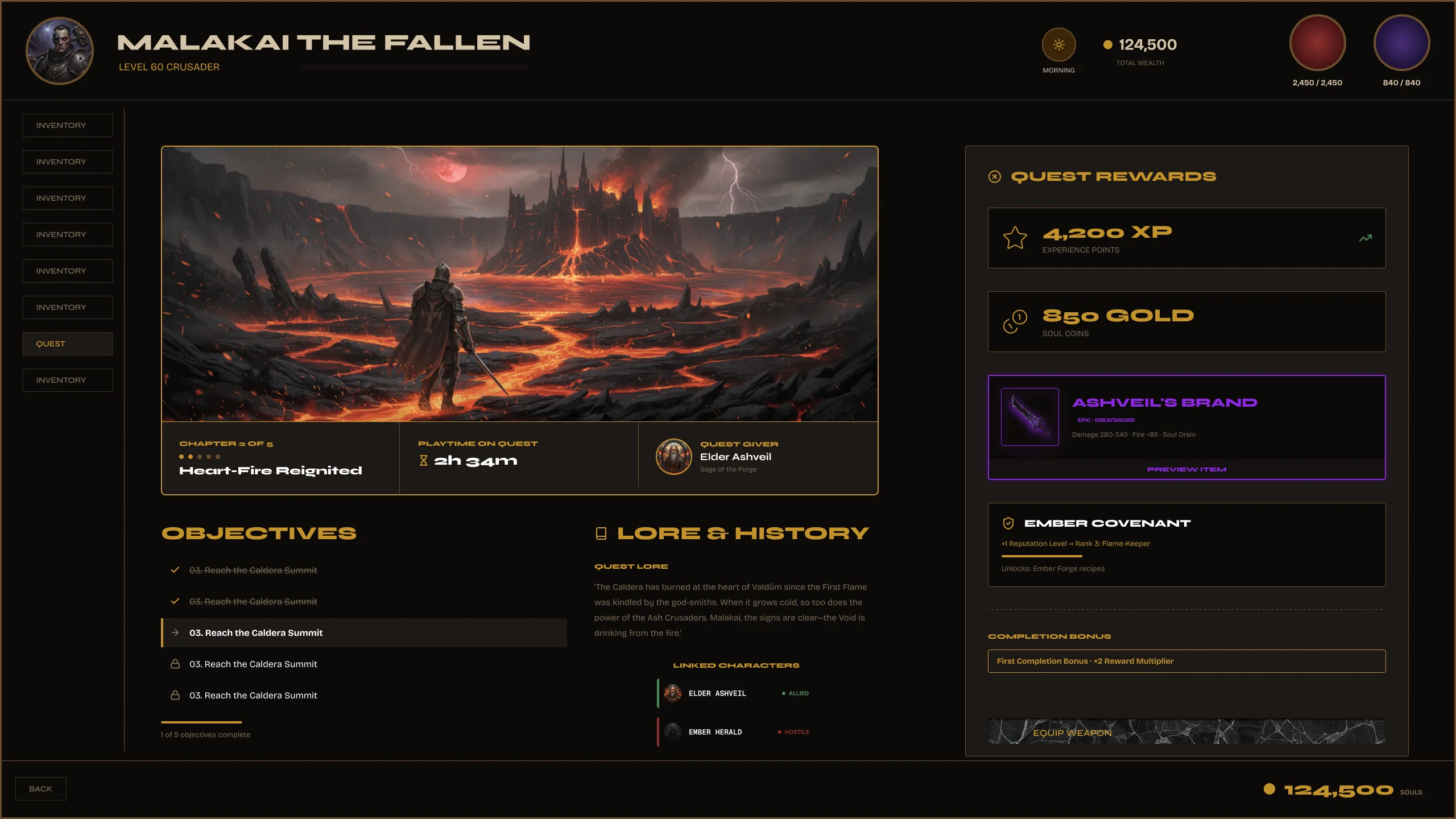 Quest Detail — full screen